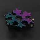 Wrench Outdoor-Tool Snowflakes-Shape Openers Stainless-Steel Portable Manual