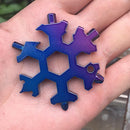 Wrench Outdoor-Tool Snowflakes-Shape Openers Stainless-Steel Portable Manual