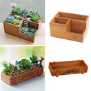 Multifunction Small Wooden Storage Box Case Wooden-Box Flower Box