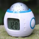 Music LED Star Sky Projection Light Digital Alarm Clock Calendar Thermomet