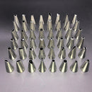 52 x Icing Piping Set Pastry Fondant Cake Decorating Sugarcraft Nozzle Tip  New
