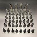 52 x Icing Piping Set Pastry Fondant Cake Decorating Sugarcraft Nozzle Tip  New