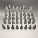52 x Icing Piping Set Pastry Fondant Cake Decorating Sugarcraft Nozzle Tip  New