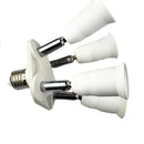 E27 Base LED Light Lamp Bulb Socket Split Rotate Splitter Adapter