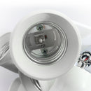 3 in 1 Adjustable E27 Base Led Light Lamp Bulbs Adapter Holders Socket Splitter