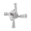 3 in 1 Adjustable E27 Base Led Light Lamp Bulbs Adapter Holders Socket Splitter
