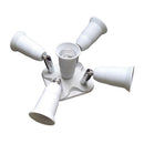 3 in 1 Adjustable E27 Base Led Light Lamp Bulbs Adapter Holders Socket Splitter
