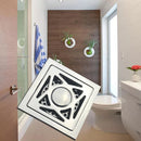 Tile Linear Shower Grate Bathroom Floor Drain Strainer Cover Bathroom Filter