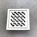 Tile Insert Shower Grate Drain Bathroom Floor Linear Floor Sewer Strainer