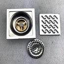 Tile Insert Shower Grate Drain Bathroom Floor Linear Floor Sewer Strainer