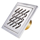 Tile Insert Shower Grate Drain Bathroom Floor Linear Floor Sewer Strainer