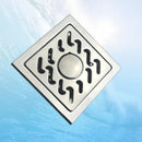 Tile Insert Shower Grate Drain Bathroom Floor Linear Floor Sewer Strainer