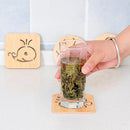 4x Pad Coaster Tableware Office-Mat Coffee-Wine Cork Round Drink Household