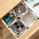 2x Storage Basket Office Desktop Organize Folded Linen Toys Storage Box