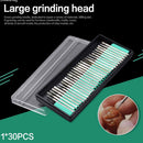 30 PCS 3mm Shank Diamond Grinding Needle Carving Polishing Set Mounted Point New