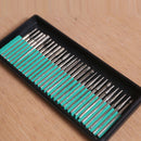 30 PCS 3mm Shank Diamond Grinding Needle Carving Polishing Set Mounted Point New