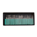 30 PCS 3mm Shank Diamond Grinding Needle Carving Polishing Set Mounted Point New