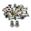 100 x Rivet Nut Mixed Zinc Steel Insert Nutsert Threaded Case Kit Best