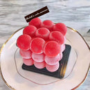 Stereo Cube Border Silicone Fondant Cake Decor Chocolate Baking Mould 1x BEST