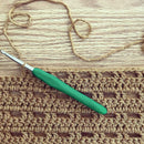 12x Hooks Sewing-Tools Needles-Knit Knitting-Needle Aluminium Craft-Yarn Weave