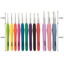12x Hooks Sewing-Tools Needles-Knit Knitting-Needle Aluminium Craft-Yarn Weave