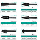 10 x 48-58MM Grinding Head Shank Wood Drill Bit Mini Burr Rotary Rasp Hot
