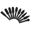 10 x 48-58MM Grinding Head Shank Wood Drill Bit Mini Burr Rotary Rasp Hot