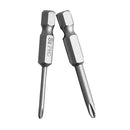 12 PCS High Hardness 1/4" 50mm PH00-PH2 Magnetic Shank Cross Heads Screw  Nice