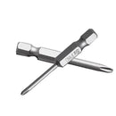 12 PCS High Hardness 1/4" 50mm PH00-PH2 Magnetic Shank Cross Heads Screw  Nice