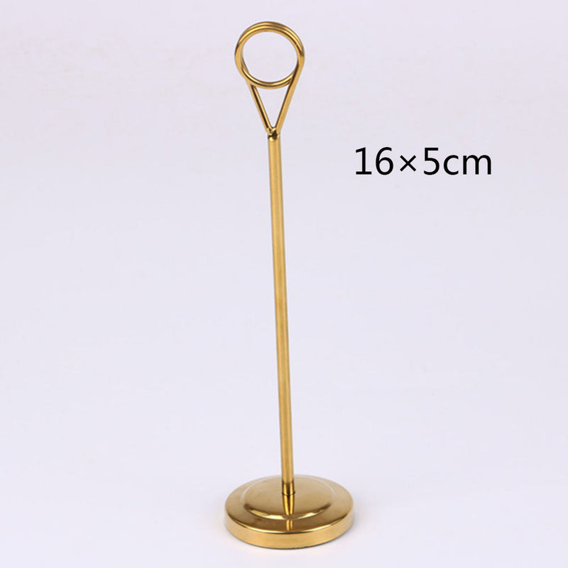 1 x 6Inch Stainless steel Wedding Party Catering Table Stand Number Holder Best