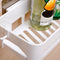 1x Home Kitchen Storage Holder Bathroom Shelf Rack Organizer Sucker Cup Wall Hot