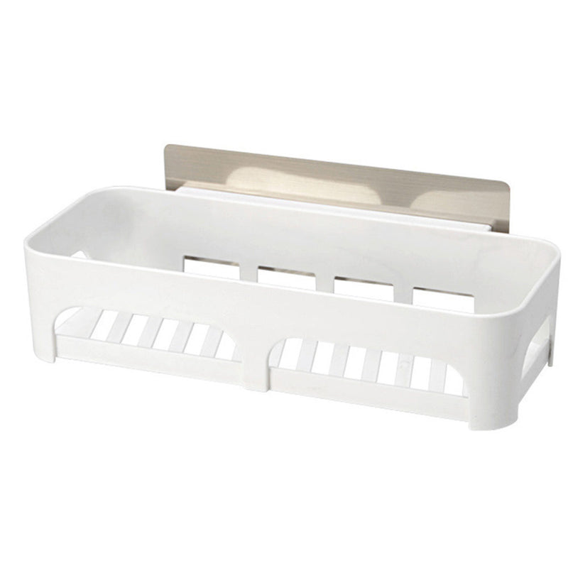 1x Home Kitchen Storage Holder Bathroom Shelf Rack Organizer Sucker Cup Wall Hot