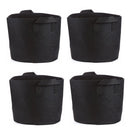 4 x T4U 5-Gallon Grow Bags Woven Fabric Planting Bags With Sturdy Hand Hot