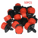 50 X Adjustable 8Hole Dripper Drip Irrigation System Plant Water Sprinkler Hot
