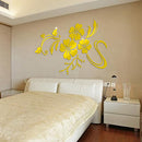 Vinyl Wallpaper Mural Tv-Sofa Flowers Bedroom Romantic Home-Decors Large