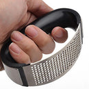 Stainless Steel Garlic Slicer Handheld Garlic Press Stylish Home Kitchen New 1x