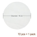40 Pcs Round Paper Silicone Oil Non-Stick Baking Papers Pad Mats White Dia New