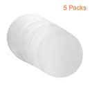 40 Pcs Round Paper Silicone Oil Non-Stick Baking Papers Pad Mats White Dia New