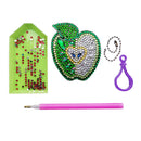 5xKey-Chain-Accessory Diamond-Painting-Keychain Pendant Cross-Stitch Rhinestone