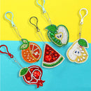 5xKey-Chain-Accessory Diamond-Painting-Keychain Pendant Cross-Stitch Rhinestone
