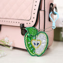 5xKey-Chain-Accessory Diamond-Painting-Keychain Pendant Cross-Stitch Rhinestone