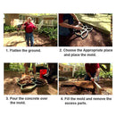 DIY Plastic Path Maker Mold Manually Paving Cement Brick Molders Garden Decor
