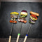 Non Stick Outdoor BBQ Grill Mat Bake Grilling Mats Barbecue Pad Fiber Mat