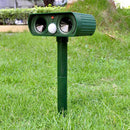 Solar Powered Ultrasonic Cat Dog Fox Repeller Animal Chaser Deterrent Hot 1 set