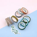 40 x Writable Rolls Paper Washi Masking Tape Rainbow Colours Sticky Adhesive New