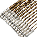 13x HSS Titanium Coated Twist Drill Bit Hex Shank 1.5-6.5mm High Speed Steel New