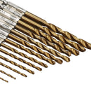 13x HSS Titanium Coated Twist Drill Bit Hex Shank 1.5-6.5mm High Speed Steel New