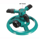 1 x Lawn Sprinkler 3 Arms 360 Rotating Water Sprayer for Roof Garden Best