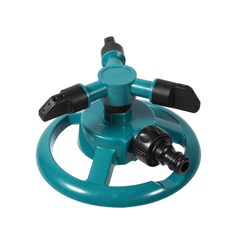 1 x Lawn Sprinkler 3 Arms 360 Rotating Water Sprayer for Roof Garden Best