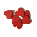 50pcs catter-Ornaments Table-Decorations Slices Hearts-Chips Wooden Wedding Good